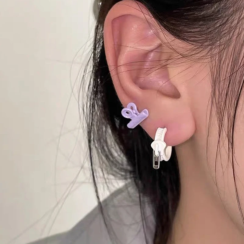 Новые серьги-папки с допамином для офиса новый стиль новые серьги уникальным