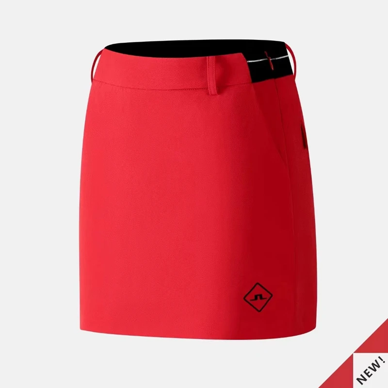Women's Skirt Summer Golf Short Skirt Brand Comfortable Breathable Quick Drying Waist Closed Outdoor Sports Casual White Skirt