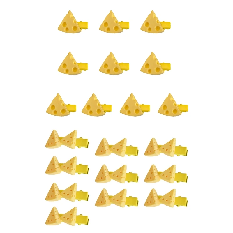 

28TF 10 шт. 3D заколки для волос с сыром заколки для волос милые аксессуары для волос