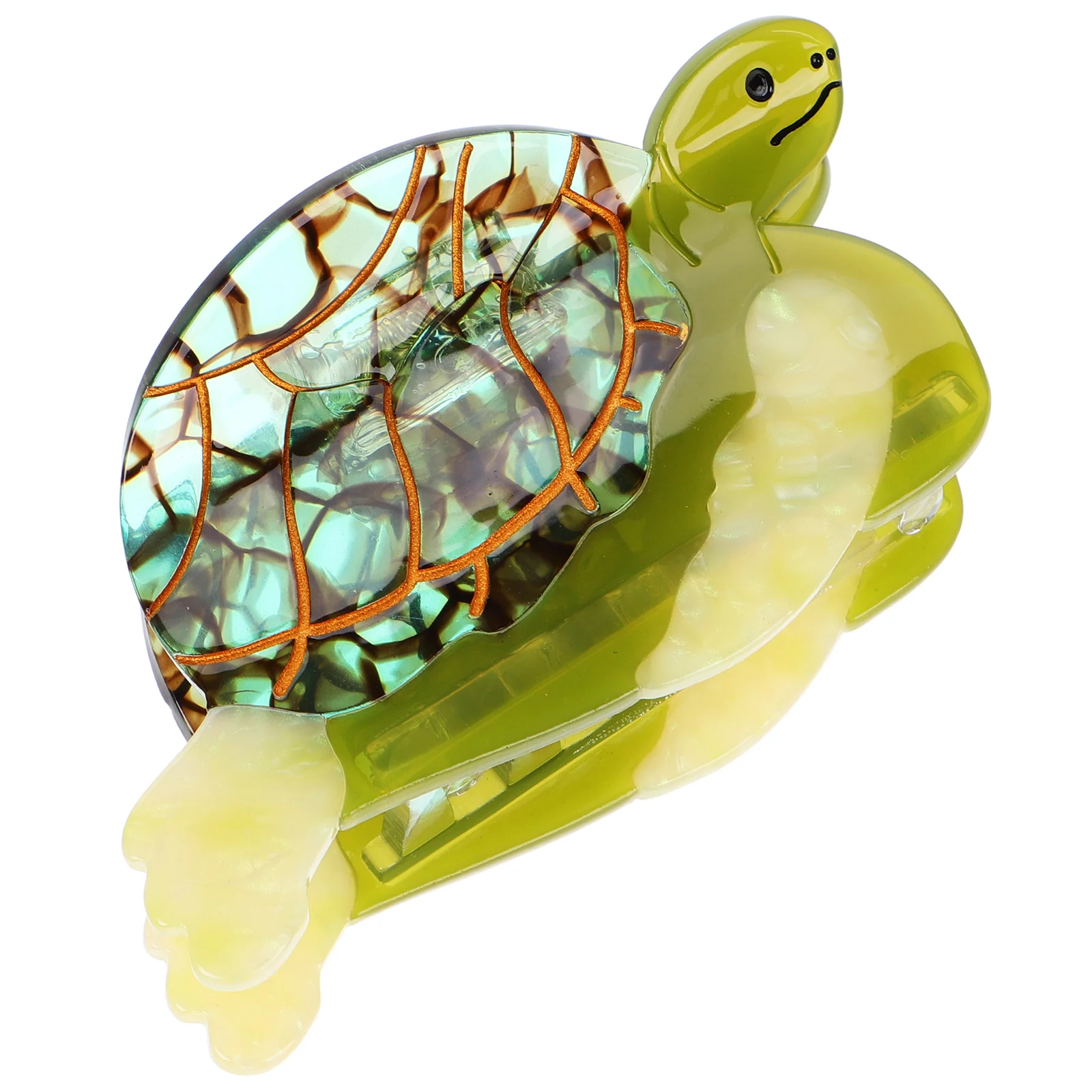 Заколки для волос с океанской черепахой ацетатные заколки мультяшные креативные