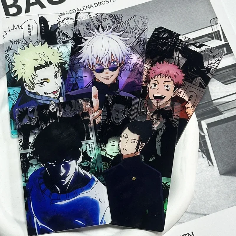 MINISO аниме новые акриловые прозрачные карты мультфильм Pixiv juютсу Kaisen фотокарты