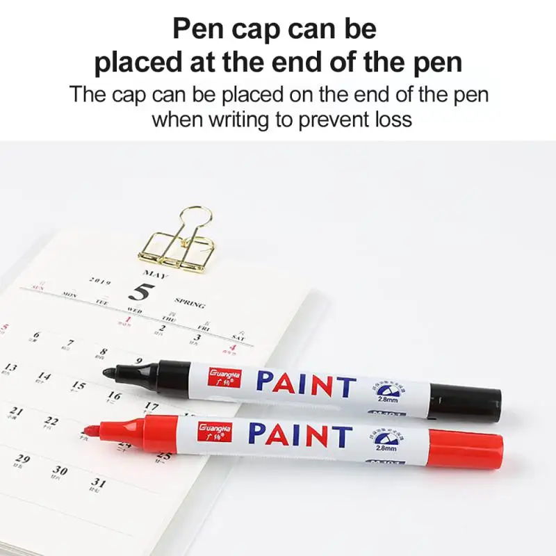 

Waterproof Diy Art Marker Pen Multicolor Permanent Paint Marker 1pcs Paint Marker Pen Car Accessories