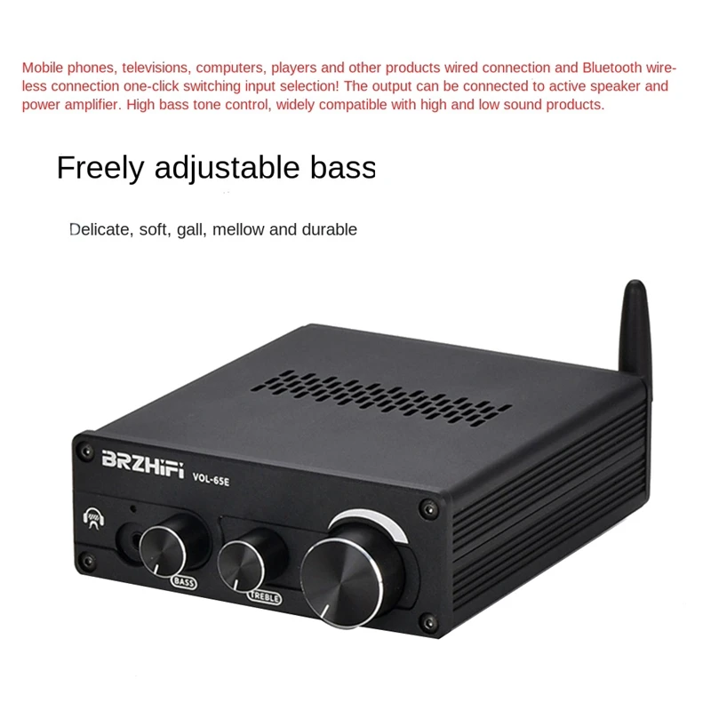 Трубчатый предусилитель JABS BRZHIFI 6J5 Bluetooth 5 0 Hifi стерео аудио усилитель для