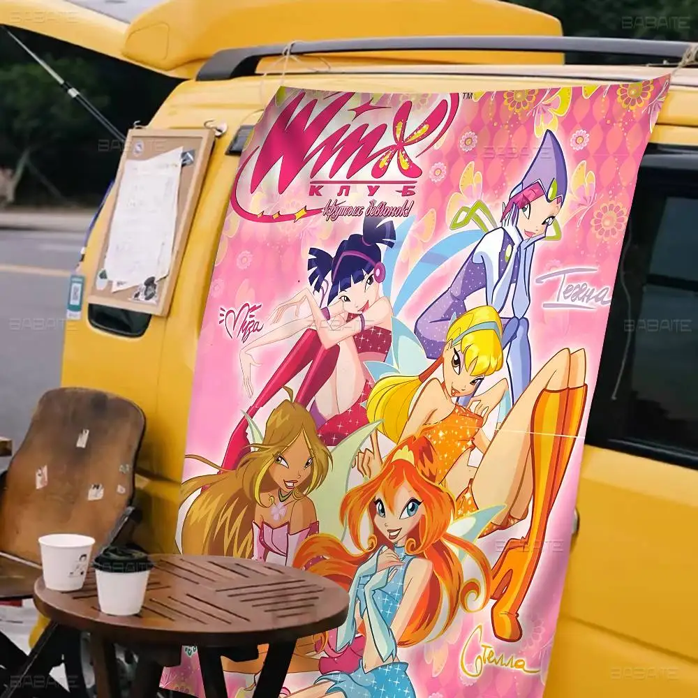 Настенный баннер с ярким флагом клуба WinX, богемный декор в стиле мандала для интерьера, настенное искусство (art.: 3920dc70b8635) - 3920dc70b8635