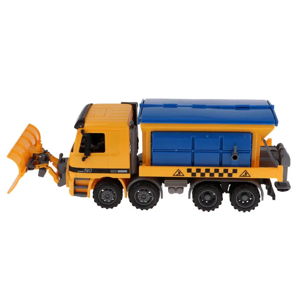 

Vehicle Dumper Truck DieCast City Construction Snow Sweeper Car Toy
