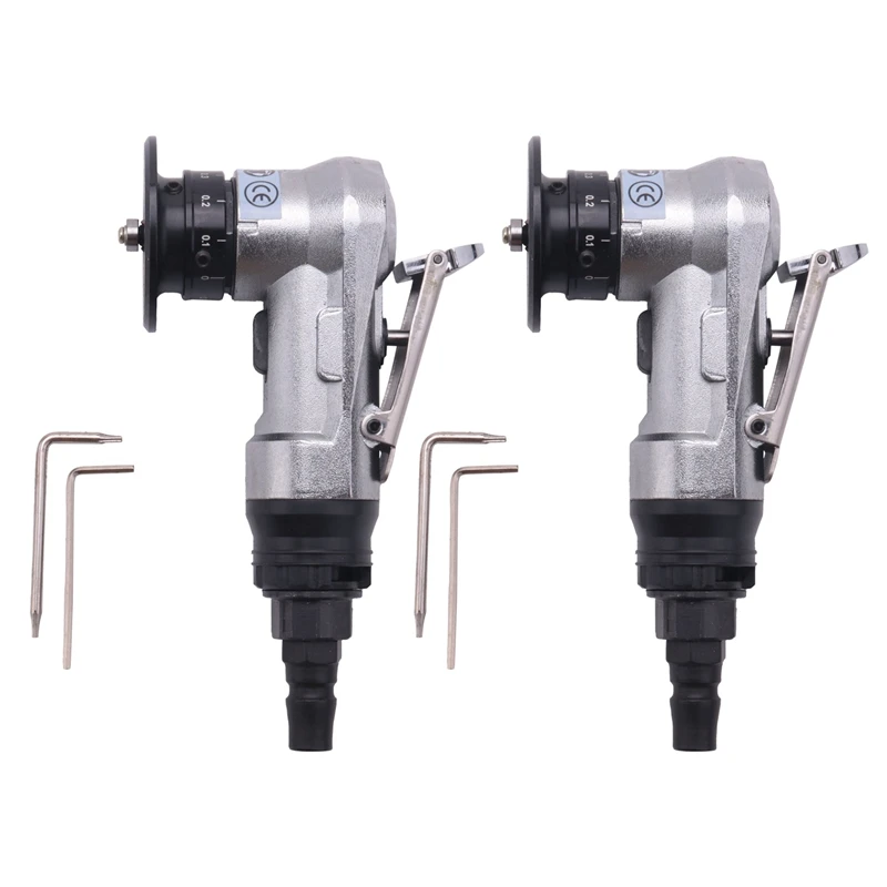 

2X Mini Pneumatic Chamfering Machine 45 Degree Arc Hand-Held Beveling Trimming Machine For Metal Trimming And Deburring