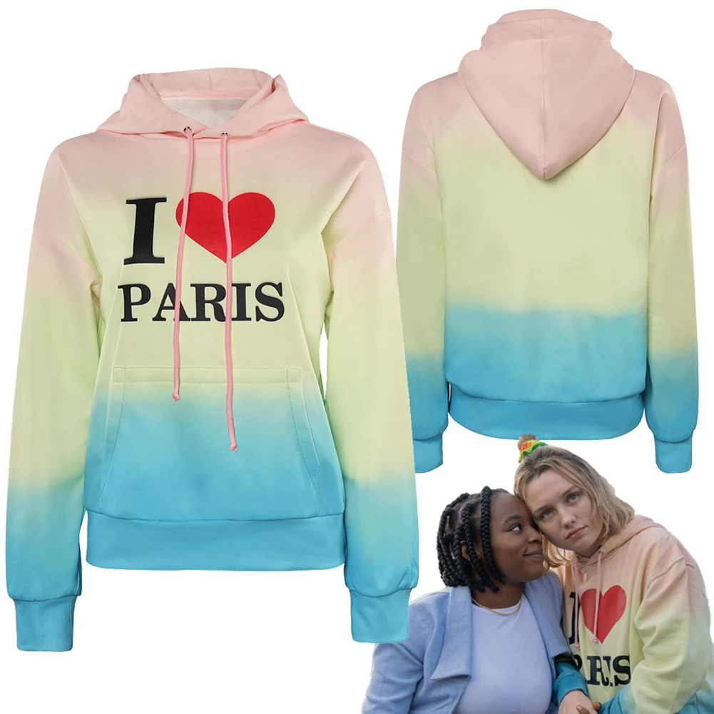 

Darcy Olsson Fantasy Cosplay Hoodie TV Heartstopper Disguise Costume Adult Women Cosplay Outfits Casual Hooded Sweatshirt Jacket