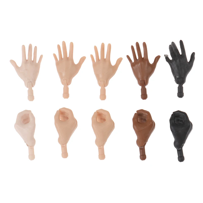 1pair Doll Replacement Hands Elbows Feet DIY Assembling Doll Accessories Doll Parts