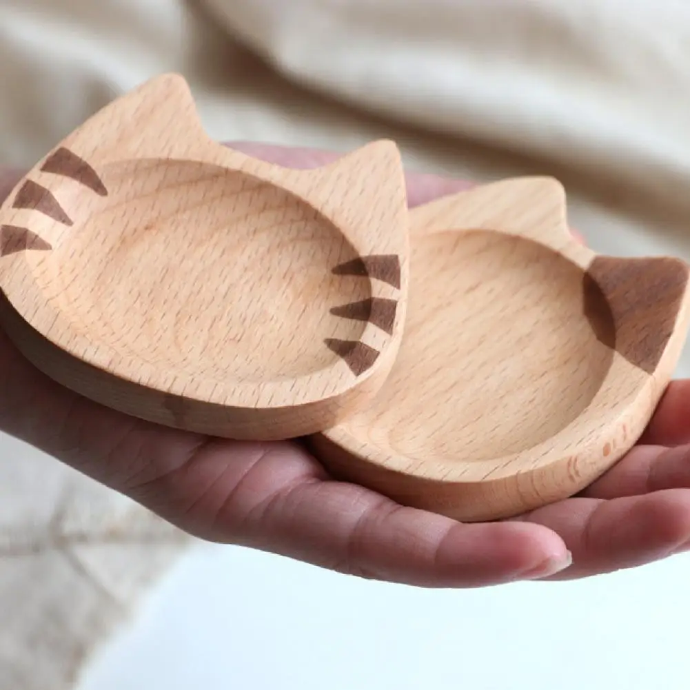 

Wooden Fashion Natural Seasoning Plate Long Lasting Serving Tray Easy to Clean for Living Room