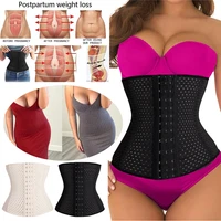 weichens high waist trainer women corsets slimming body shaper tummy belts belly control lose weight shapewear latex yoga girdle