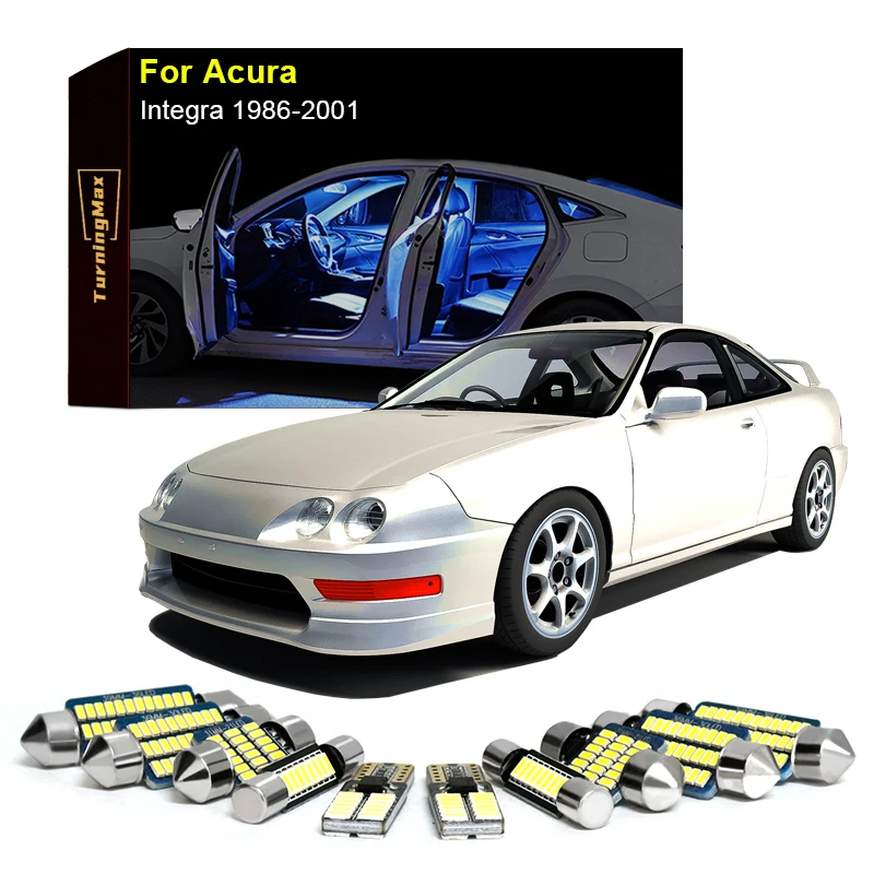 Интерьерное освещение Canbus фотолампы аксессуары для Acura Integra 1986-2001 купольный