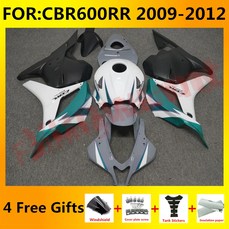 

Новый комплект обтекателей для мотоцикла ABS для CBR600RR F5 2009 2010 2011 CBR600 RR CBR 600RR, цвет серый/белый
