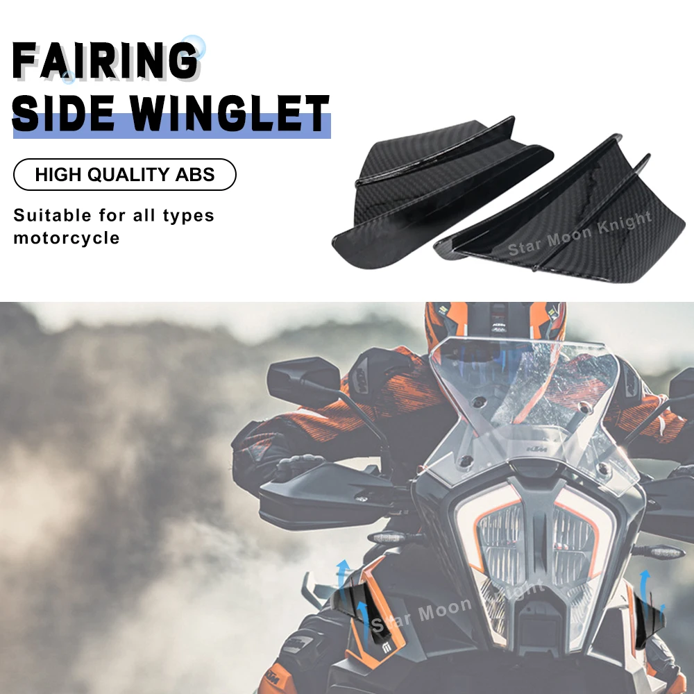 

Motorcycle Winglet Aerodynamic Wing Kit Spoiler For RC390 RC200 RC125 RC8C 1290 Super Duke 990 Super Duke
