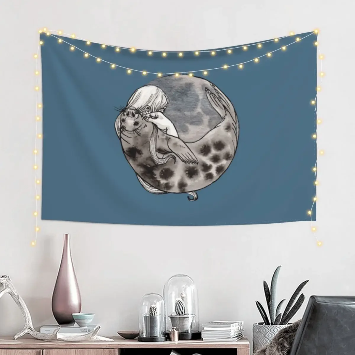 Гобелен Ночь Селки Декор для спальни Украшение комнаты Эстетический декор