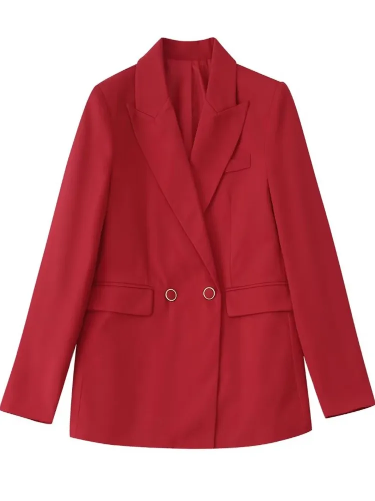 Женские повседневные Пиджаки Adherebling осенние элегантные офисные блейзеры с двумя