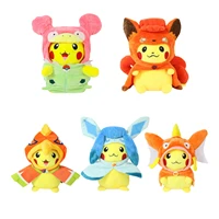 the new pokemon pokemon turned into a six tailed fox plush doll toy doll kawaii plush anime plushes pikachu plush