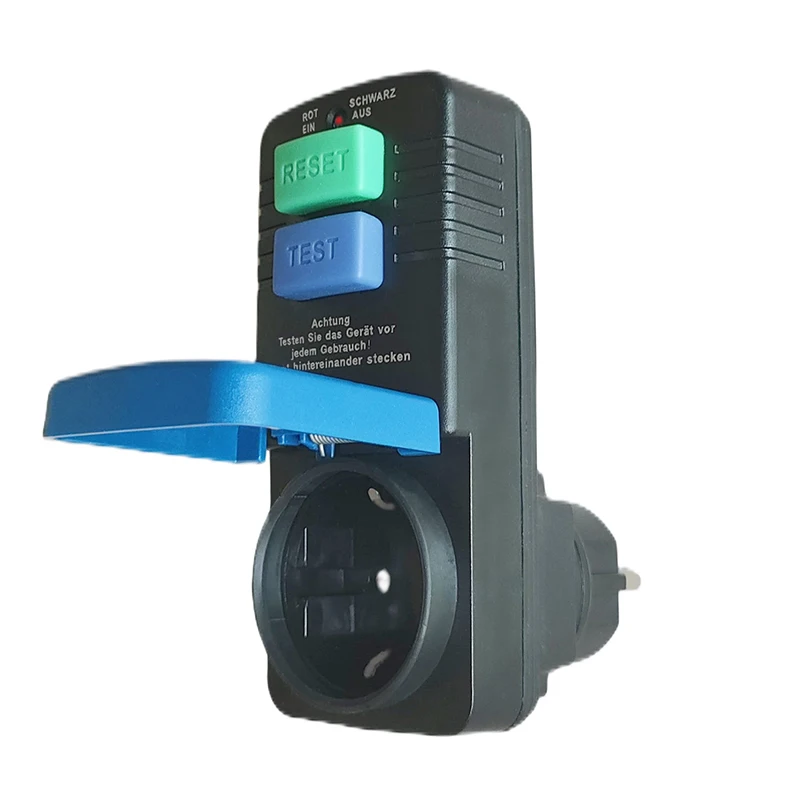 

30mA RCD Outdoor Safe Protection Socket IP54 Waterproof Personal Protection Adapter Plug To Protect Against Electrical Shock