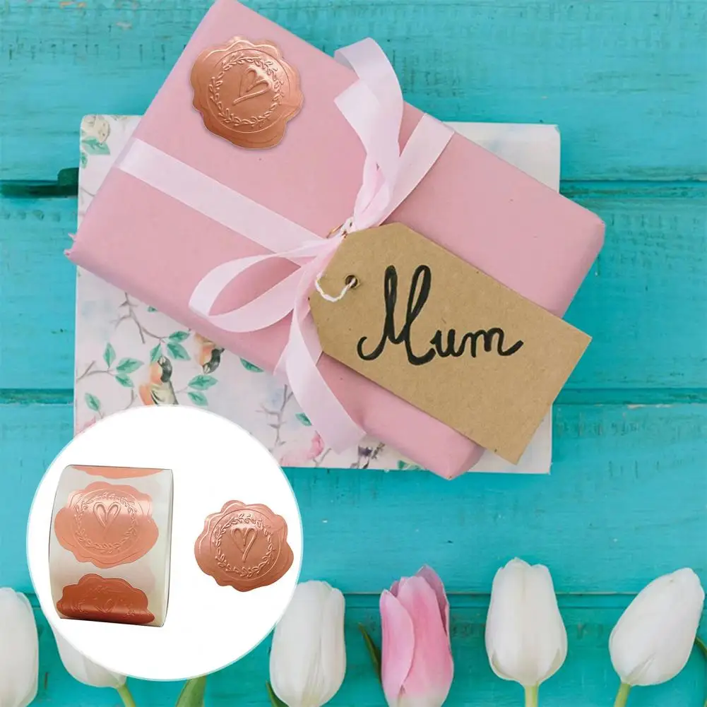 

1 рулон, декоративная наклейка для упаковки подарков