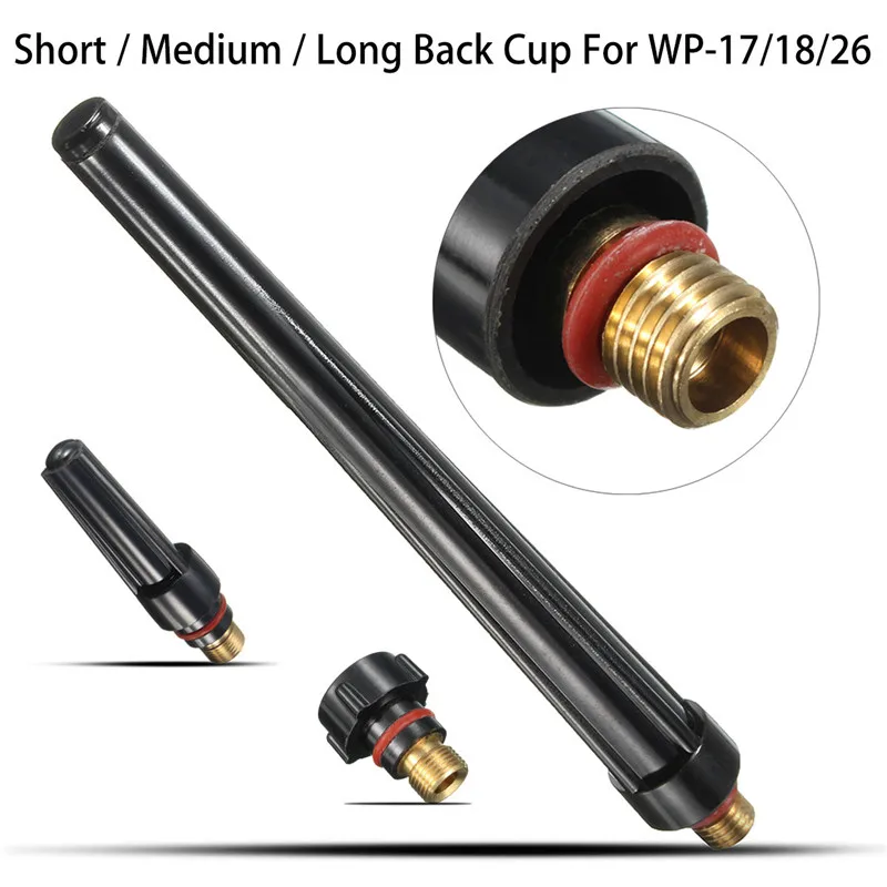 1Pc Long/Medium/Short Back Cap Kit 57Y02 57Y03 57Y04 For TIG WP-17/18/26 Series Welding Torch Soldering Accesories
