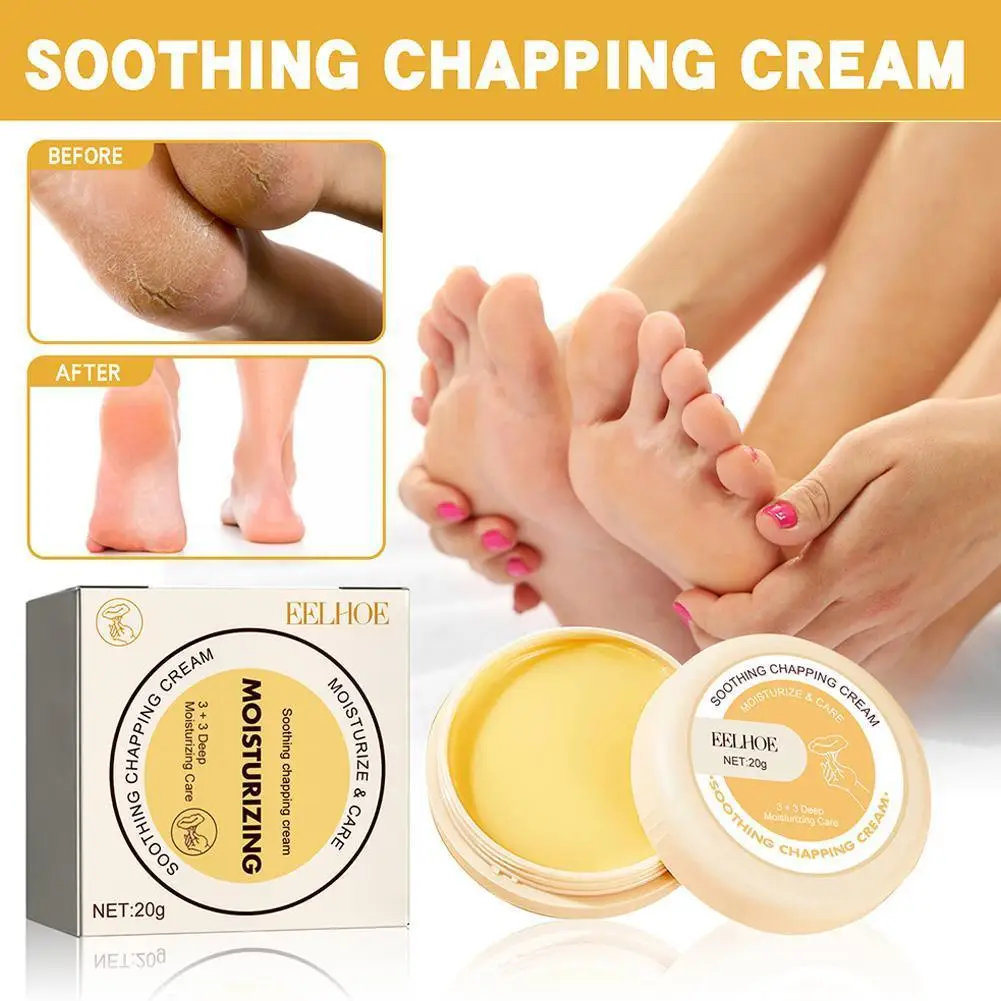 

20g Soothing chapping cream Anti-Drying Crack Foot Cracked Hand Heel Dead Skin Care Removal Repair Feet G1G0