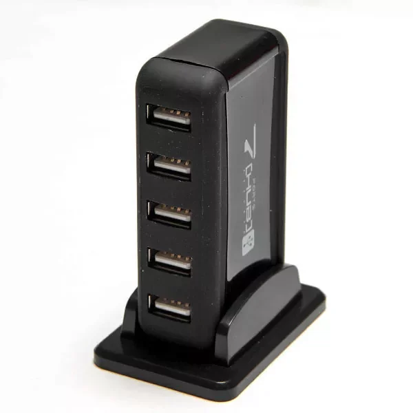 

USB 2.0 HUB Super Speed External 7 Ports Usb Splitter Multifunctional 7 Port USB Hub AC Adapter For Macbook Air Laptop Computers