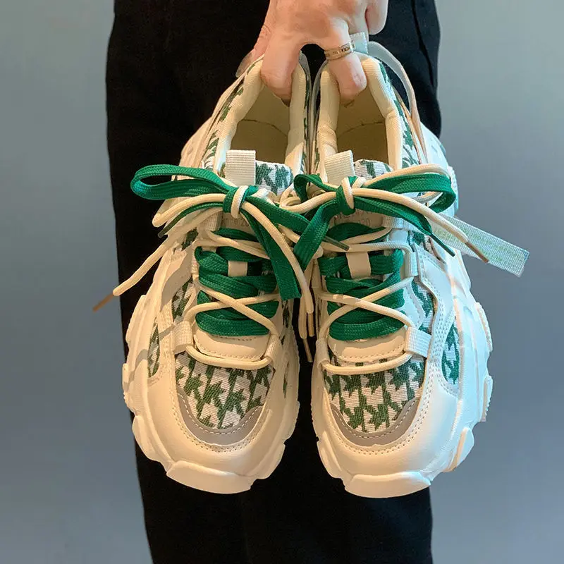 Women 2023 Spring Autumn New Sports Versatile Sponge Cake Platform Shoes Women Zapatos De Mujer