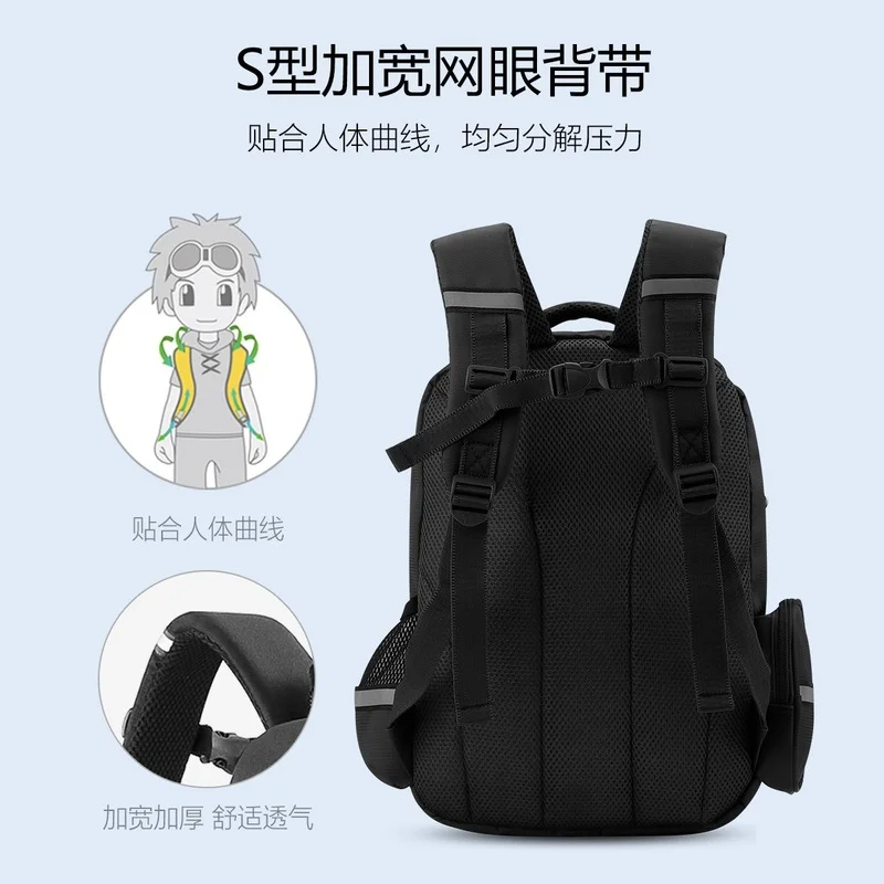 Disney's New Cute and Beautiful Backpack Schoolbag Is Suitable for Boys and Girls In Grades 1-6 To Reduce The Burden on The Back