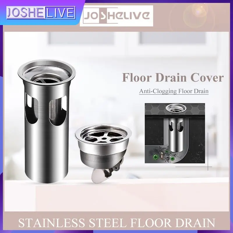 

Флип-фильтр для ванной из нержавеющей стали с защитой от засорения