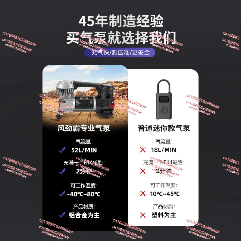 Ветер Rimula автомобильный воздушный насос для шин портативный прикуриватель 12 В