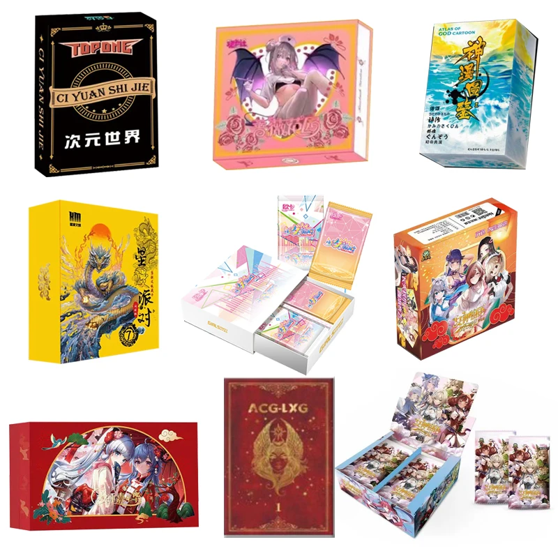 

Оптовая продажа, коллекция историй богини, усилитель карт, коробка, пикантная недержащая PR-головоломка бикини, Аниме игры, настольные карты