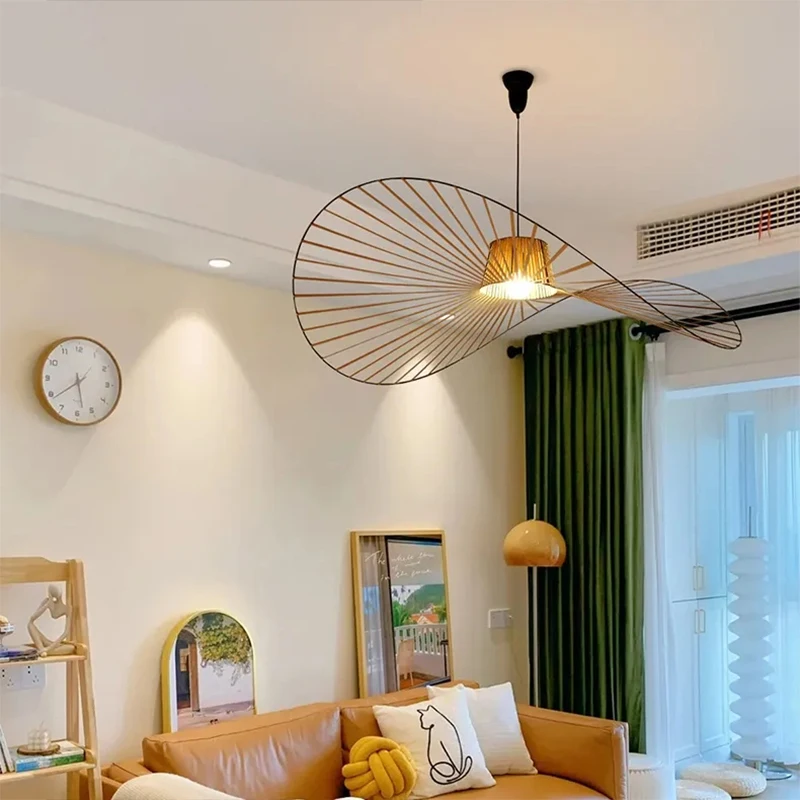 

DOVA Nordic Modern Simple Art Hand-woven Chandelier Straw Hat Decoration Chandelier