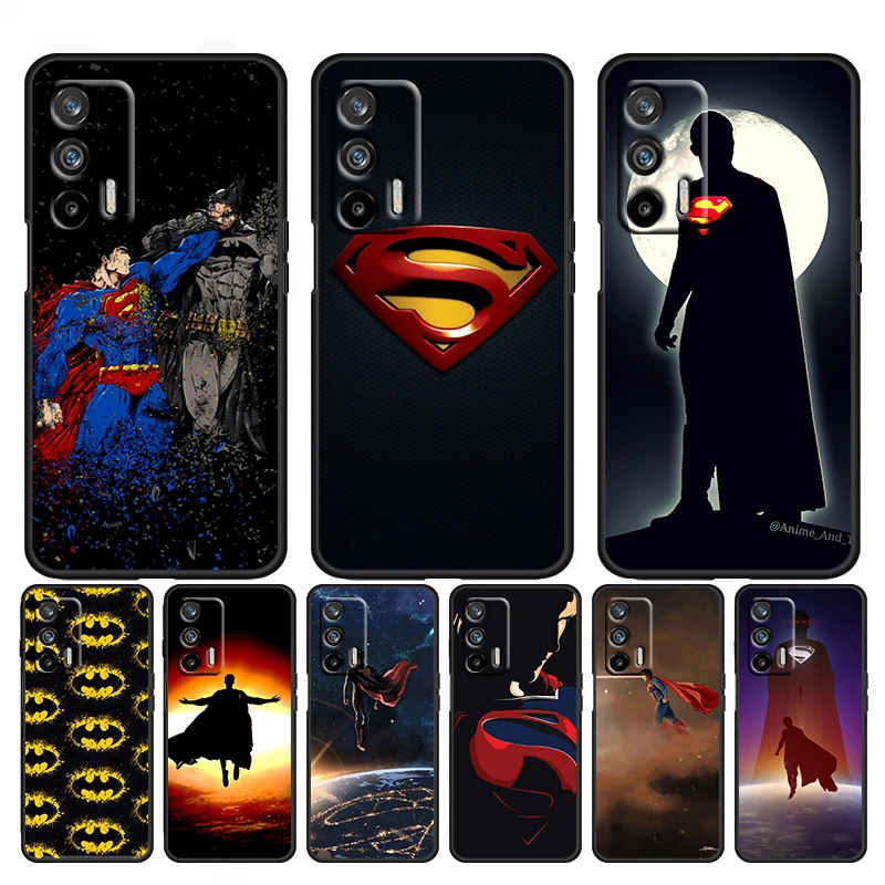 

Superhero Superman For OPPO Reno 7 Pro SE Z 6 Lite Pro 5 Lite 4 Lite Z 2 Z 4G 5G Silicone Soft Black Phone Case