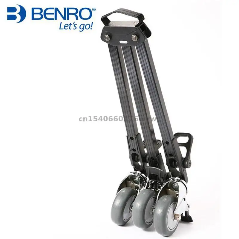 

Benro DL06 dolly Aluminum Camera Photo Video Tripod Pulley Flexible Three-wheel Leg Base Lightweight Holder For DSLR VCR