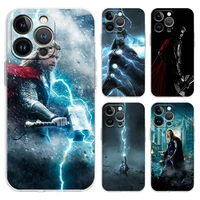 case for apple iphone 13 12 11 pro max mini x xs xr 7 8 plus 6 6s 5 se 2020 soft cover luxury silicone shell super hero thor sac