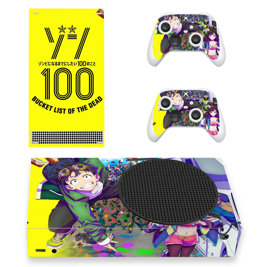 

Anime Zom 100 Bucket List of the Dead Skin Sticker Decal Cover for Xbox Series S Console and 2 Controllers XSS Skins Vinyl