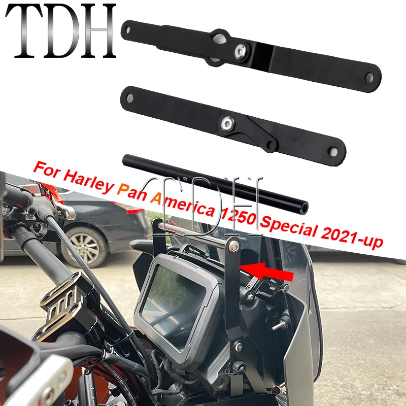 

For Harley Pan America 1250 S RA1250 S RA1250S 21-2023 Accessory Motorcycle Phone GPS Navigation Plate Bracket Navigator Support