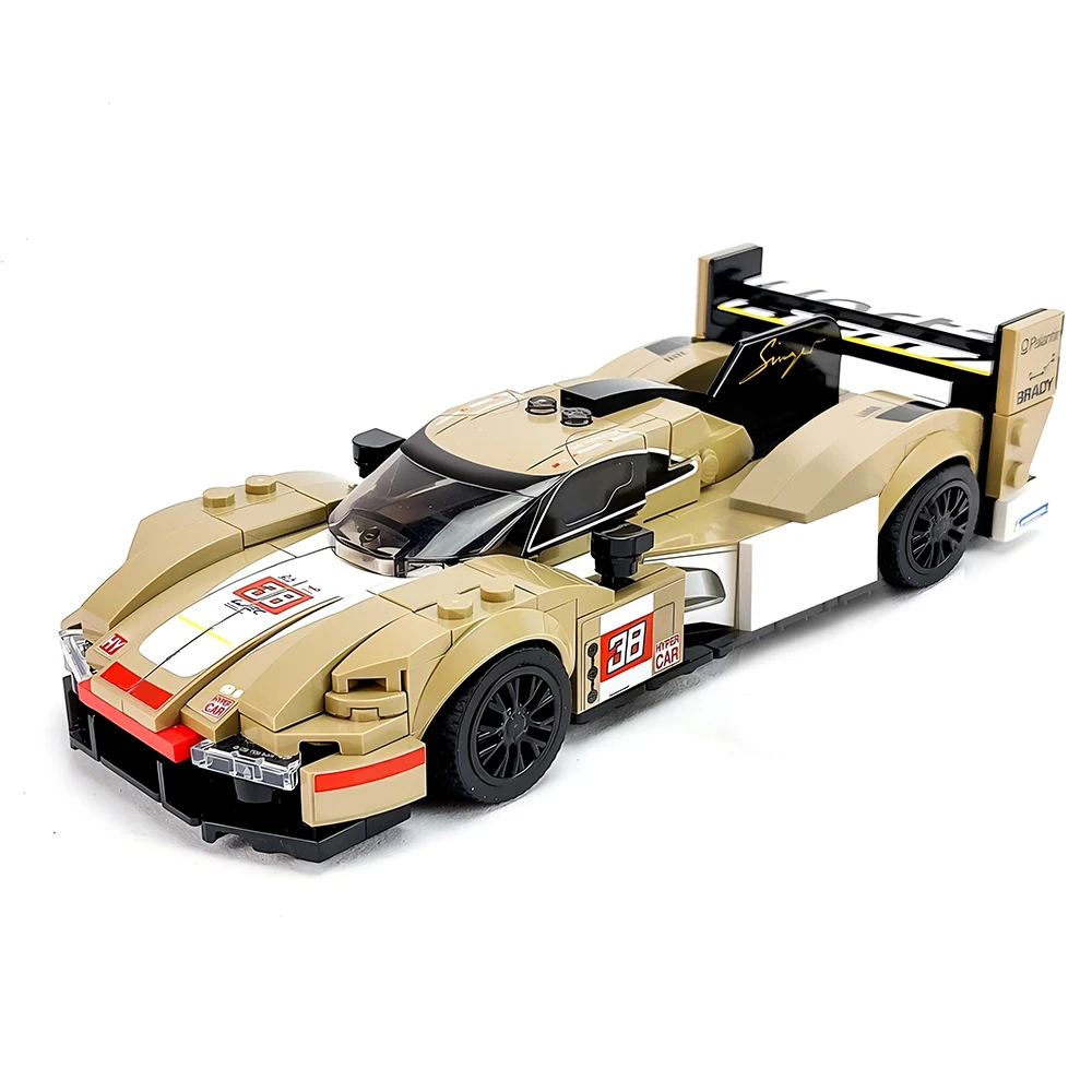 302 шт. MOC Скорость ​ Champion Le Mans 24 часа гонка на выносливость 2023 г. серия WEC 963 модель