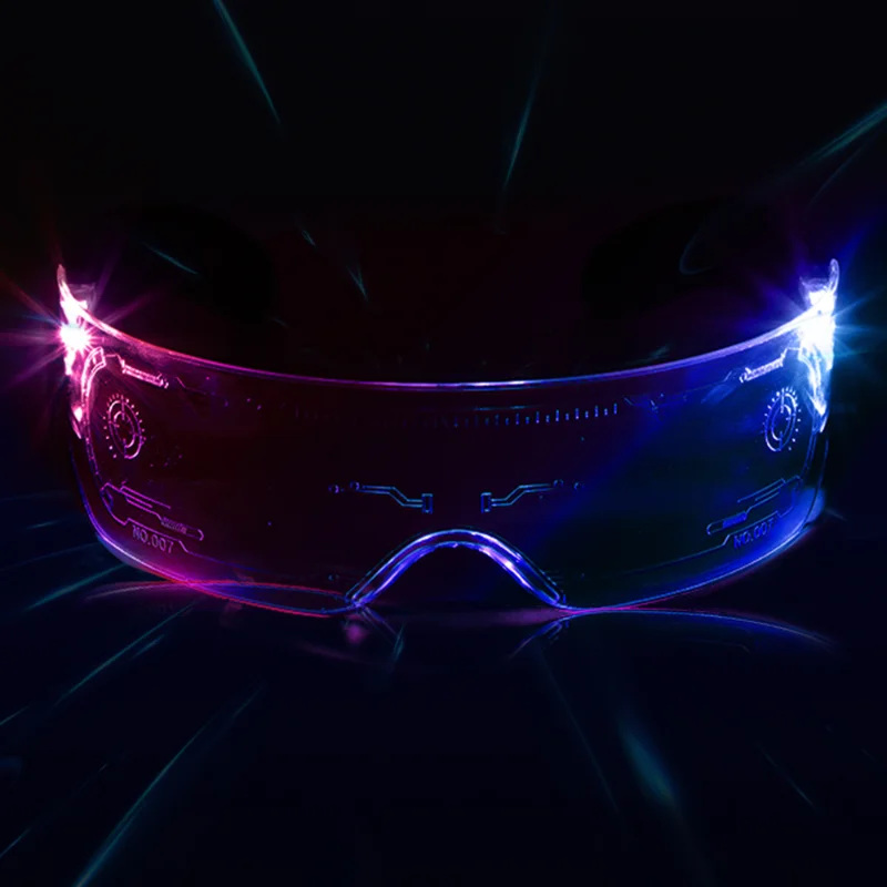 

LED Luminous Glasses Electronic Shade Sunglasses Men And Women Fashion Bar Party Christmas Children Adult Gifts Luminous Glasses