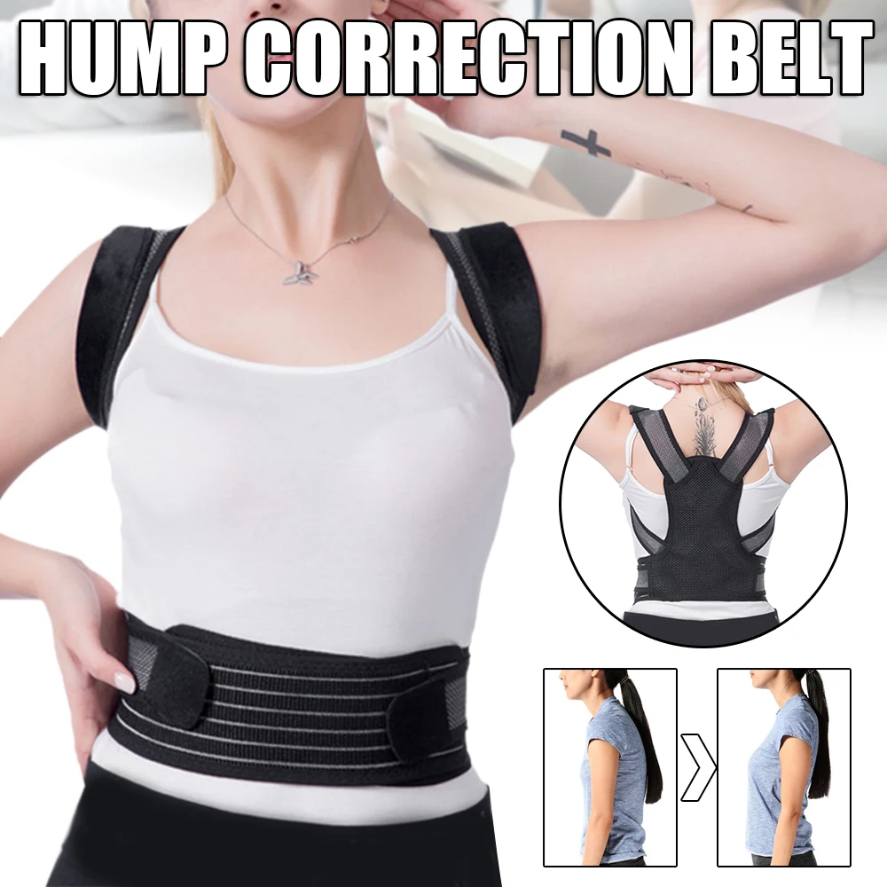 

Корректор осанки для спины B2Cshop, прочная конструкция для поддержки нижней части спины, для повседневной жизни, легкие две металлические ско...