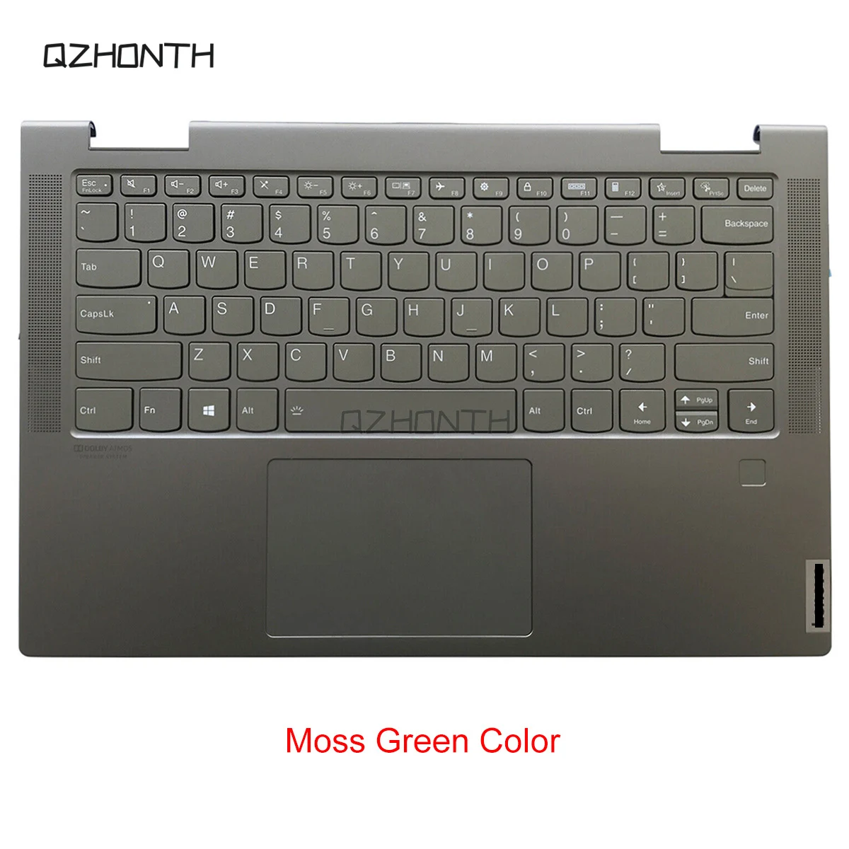 98% новый для Lenovo Yoga 7-14 7-14ITL5 82BH DM верхний чехол с упором рук и клавиатурой