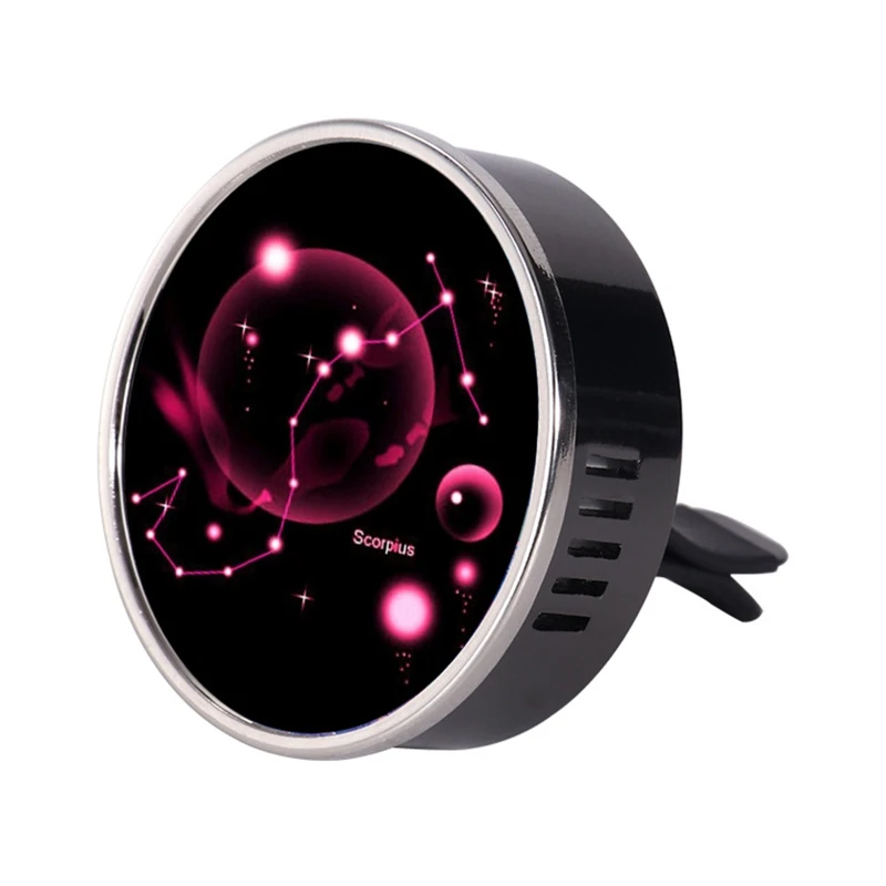 

Air Vent Perfume Clip Car Scent Deodorizer Interior Decoration for Auto Vehicle Decors Long Lasting 12 Constellations Gi