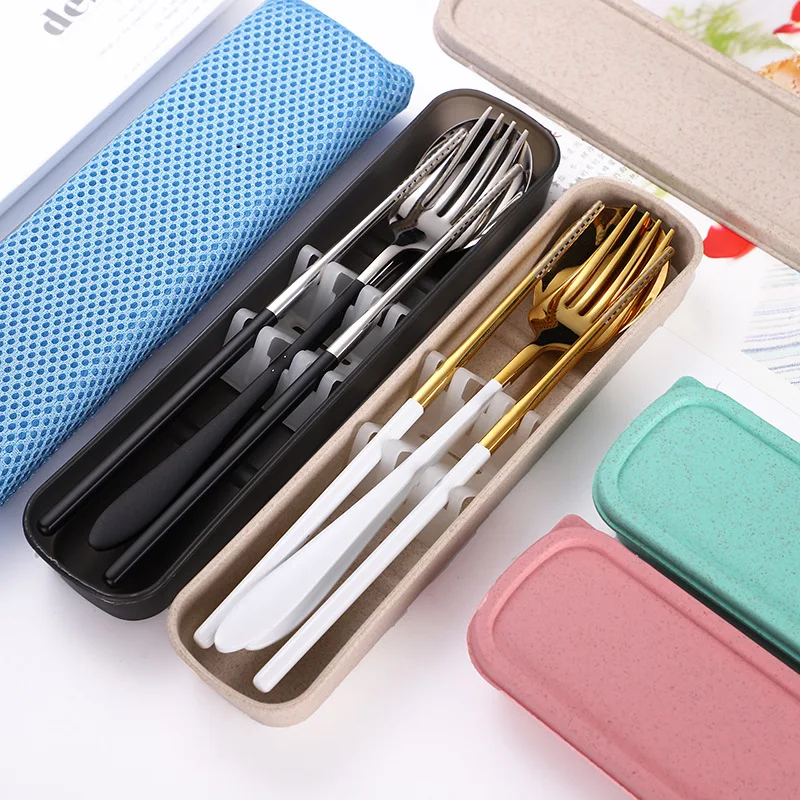 

Stainless Steel Cutlery Set 304 Spoon Set for Creative Adult Portable Tableware for Outdoor Students