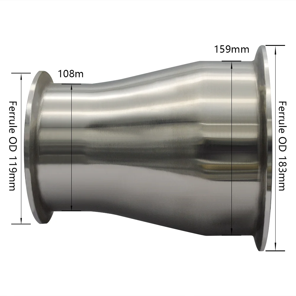 

YQBS, фитинг для санитарного фитинга, фитинг SUS304, тройной зажим, внешний диаметр трубки 1,5 дюйма, трубка 2 дюйма, внешний диаметр трубки