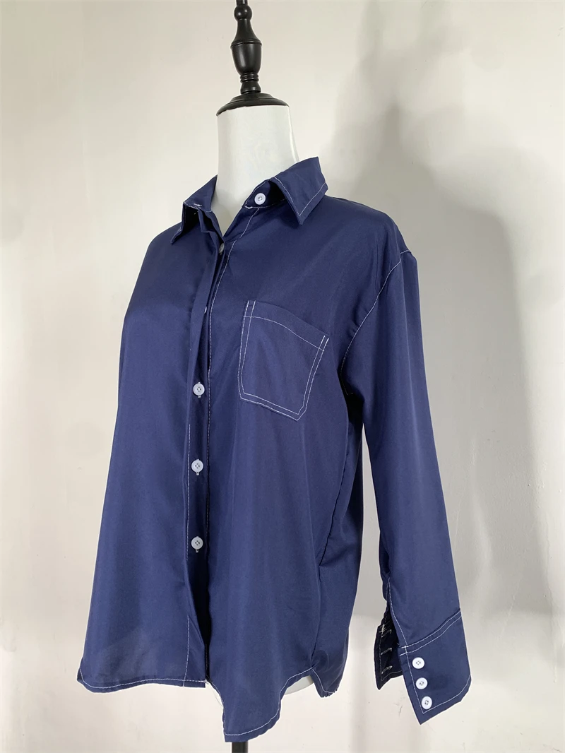 camisas de mujer Весенние женские рубашки с длинным рукавом Повседневный топ Элегантный