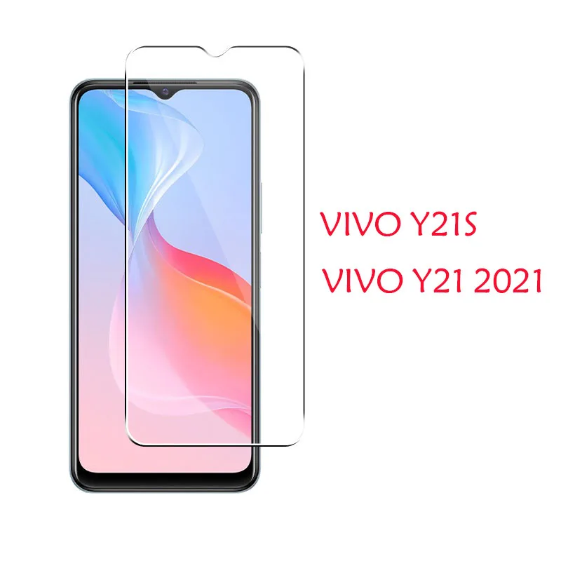 

2.5D Защита экрана для Vivo Y21 2021 6,51 "Y21E, закаленное стекло для VIVO Y21S, матовое стекло с защитой от синего излучения, ультрапрозрачное стекло