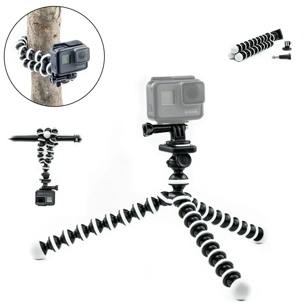 Штатив-подставка Octopus гибкий штатив Gorillapod для GoPro Hero 10 9 8 7 6 5 4 3 мобильный телефон