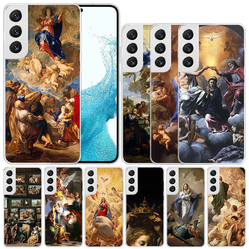 

Мягкий чехол с рисунком эпохи Возрождения для Samsung Galaxy S23 S22 S21 Ultra S20 FE S10 Plus, чехол для телефона с рисунком S10E S9 S8 + Рисунок C