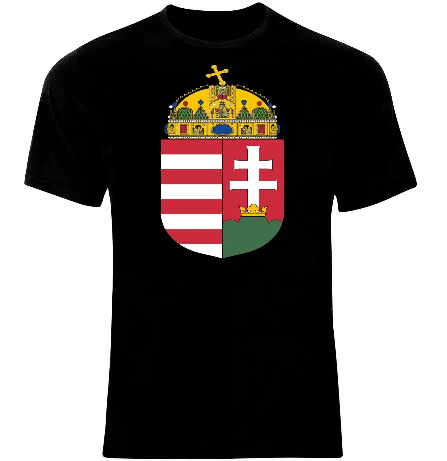 

Coat of Arms of The Hungary, Hungarian Arms Flag Mens T-Shirt. Summer Cotton Short Sleeve O-Neck Unisex T Shirt New S-3XL