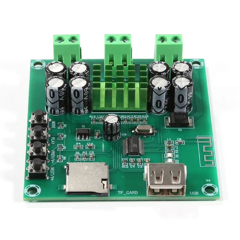 XH-M422 плата Bluetooth усилителя FCard PlaybackTPA3116D2 Встроенная Pairs50W UDisk