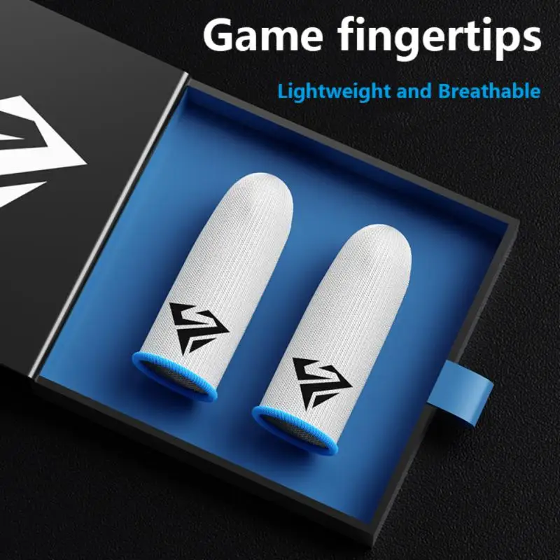 

For Pubg Mobile Game Finger Sleeves For Gaming Anti-slip Finger Gloves Fingertips Sleeves Sweatproof Finger Sleeves With Box